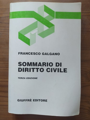 Francesco galgano sommario - francesco,