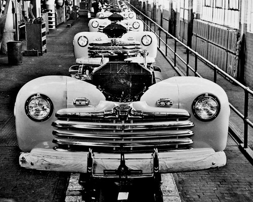 Foto assemblaggio ford 1946 - ford,