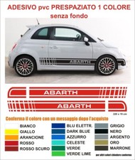 Kit adesivi strisce Fiat 500 595 Abarth LATERALI stickers tuning decals sport