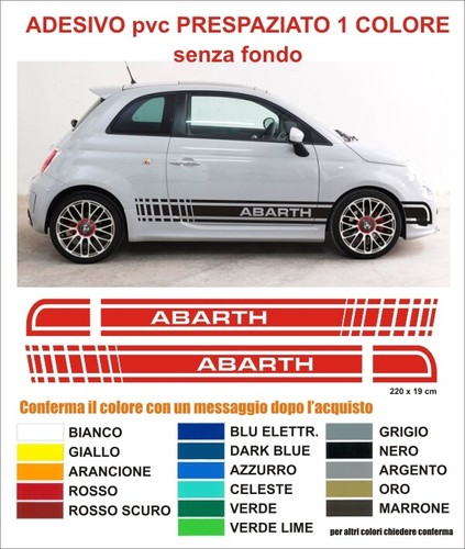 Kit adesivi strisce - fiat, 500