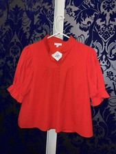 TCEC Blusa Donna Rossa Taglia