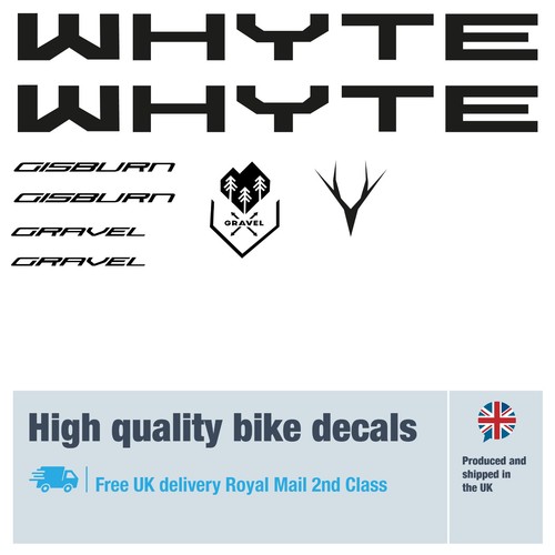 Whyte decalcomanie bici - decalcomanie,