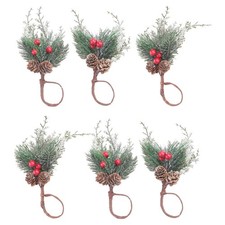 Set 6 Anelli Porta Tovaglioli