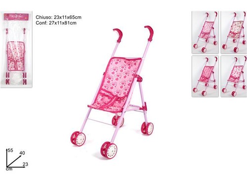Passeggino giocattolo bambina - giocattolo,