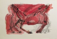 Bruno cassinari litografia - cassinari,