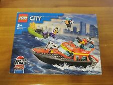 LEGO City 60373 Barca di Soccorso Antincendio - Nuovo, sigillato