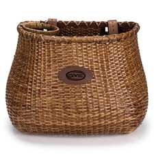 Bike Basket - Handmade Rattan Bike Baskets for Girls Women - Front Bicycle Bi...