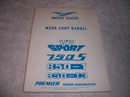Moto guzzi work - work, manual