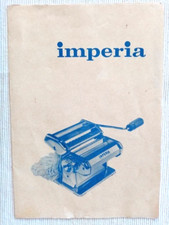 MACCHINA PER PASTA VINTAGE IMPERIA - ISTRUZIONI D ' USO