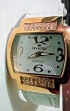 OROLOGIO PER DONNA PRYNGEPS A715 DORATO CON CINTURINO PELLE BIANCO