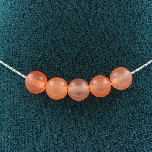 Collana perle calcedonio - collana, 5