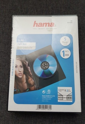 Custodia dvd slim hama - hama,