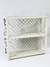 Mensola vintage in vimini