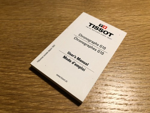 Folleto booklet tissot - folleto,
