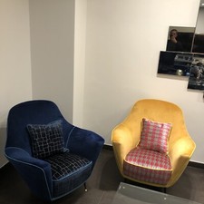 Coppia poltrone design vintage