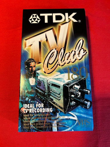 Tdk videocassette vhs 180 - videocassette,