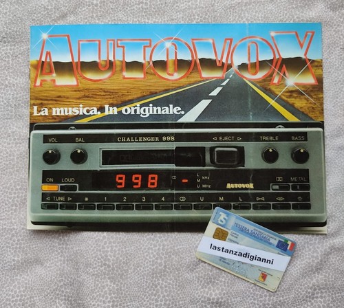 Depliant autovox autoradio - depliant,