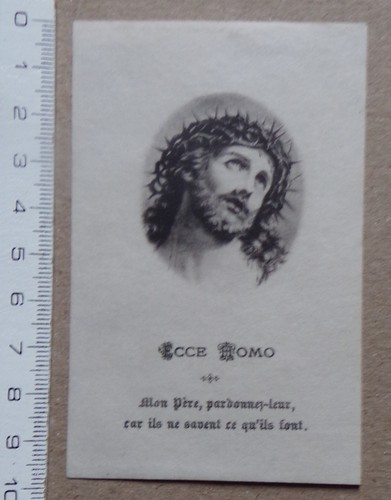 Image pieuse ecce homo - §,
