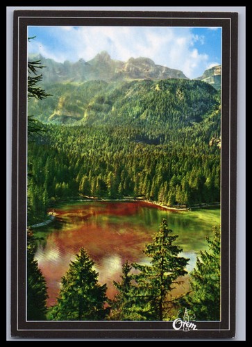 Cartolina lago tovel - lago, /