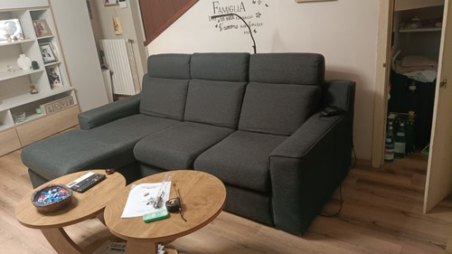 Divano angolare posti - posti, in