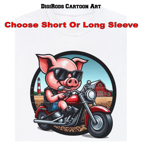Maglietta pig hog cruiser - pig,