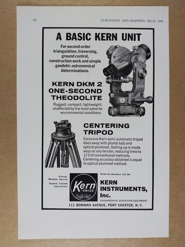 Pubblicità kern dkm 1966 un - 2,