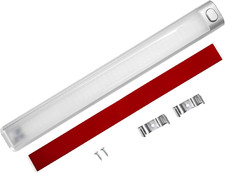 Plafoniera 12V Barra 120 Led 6000K Bianco Con Interruttore Grande per Camper ecc