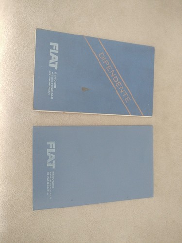 Fiat libretto assistenza
