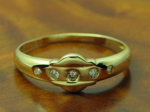 Anello oro giallo kt 750 - oro,