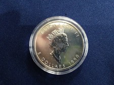 1990 Canada $5,00 foglia