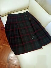 Kilt scozzese autentico donna pura lana, confezione sartoriale. Con sciarpa