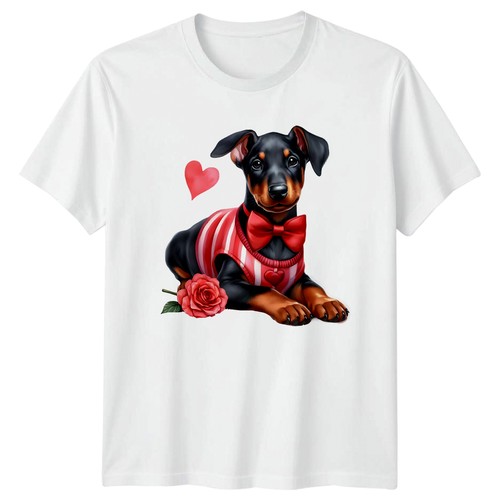 Shirt uomo doberman cucciolo - t-shirt,