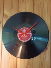 Orologi Da Parete disco vinile 78 Giri Original. Anni 40/50 Real Vintage 