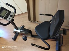 TechFit Cyclette orizzontale magnetico con sella regolabile.