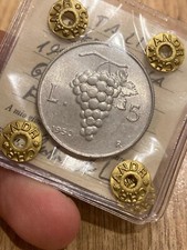 5 lire uva 1950 periziata fdc