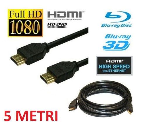 Cavo hdmi originale full 5 - cavo,