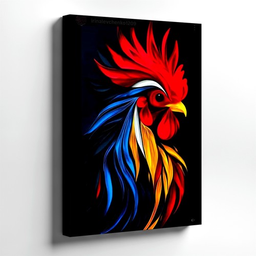 Arte parete gallo - arte,