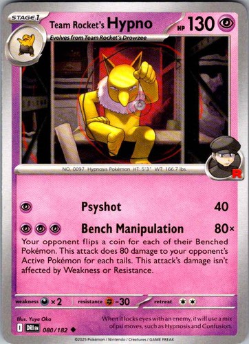 Team rocket hypno sv10 - rocket's,