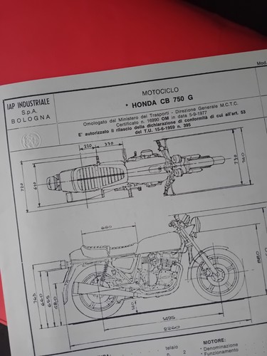 Moto honda 750 - honda, cb