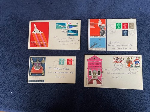 Lotto buste fdc - gpo, regno