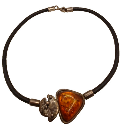 Ambra collana uomo - ,