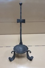 porta accessori camino in ferro battuto vintage