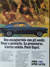 FORD  CAPRI -PUBBLICITA'