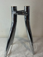 ABBRACCIAIO Kartell PHILIPPE STARCK CROMATO candelabro porta candele design