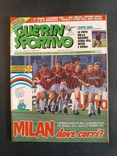 Rivista guerin sportivo - rivista, 1991