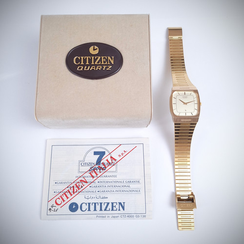 Time capsule citizen tank - time,