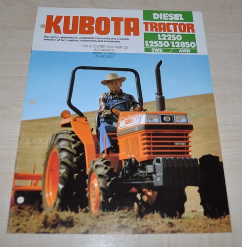 Brochure giapponese trattore