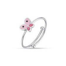 ANELLO BAMBINA IN ACCIAIO CON