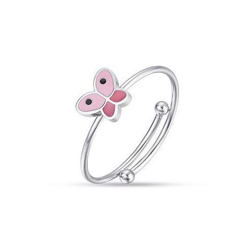 Anello bambina acciaio - in,