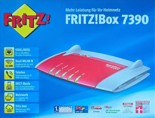 Avm fritzbox 7390 porte 1 - 4,